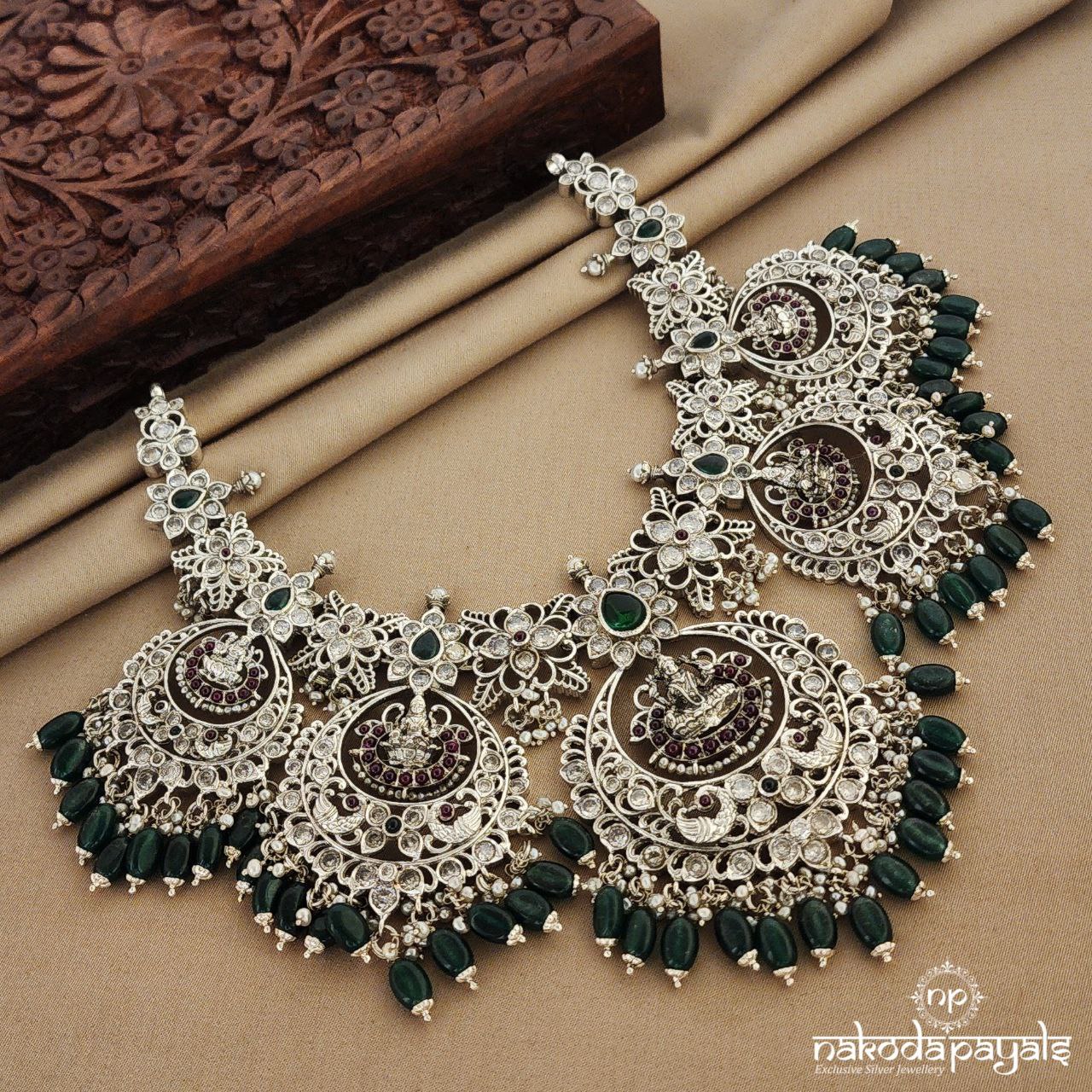 Panch Lakshmi Floral Short Neckpiece (N9555)