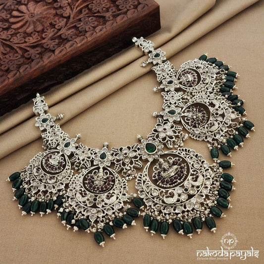 Panch Lakshmi Floral Short Neckpiece (N9555)