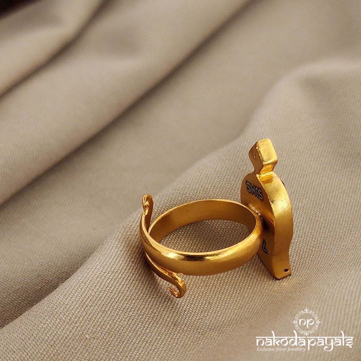 Mini Mango Adjustable Finger Ring (F2347)