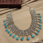 Turquoise Short Neckpiece (N9576)