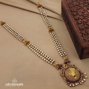 Lakshmi Pearl Long Neckpiece (Gn7121)