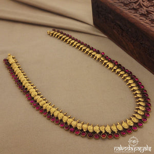 Lakshmi Coin Long Neckpiece (Gn7123)