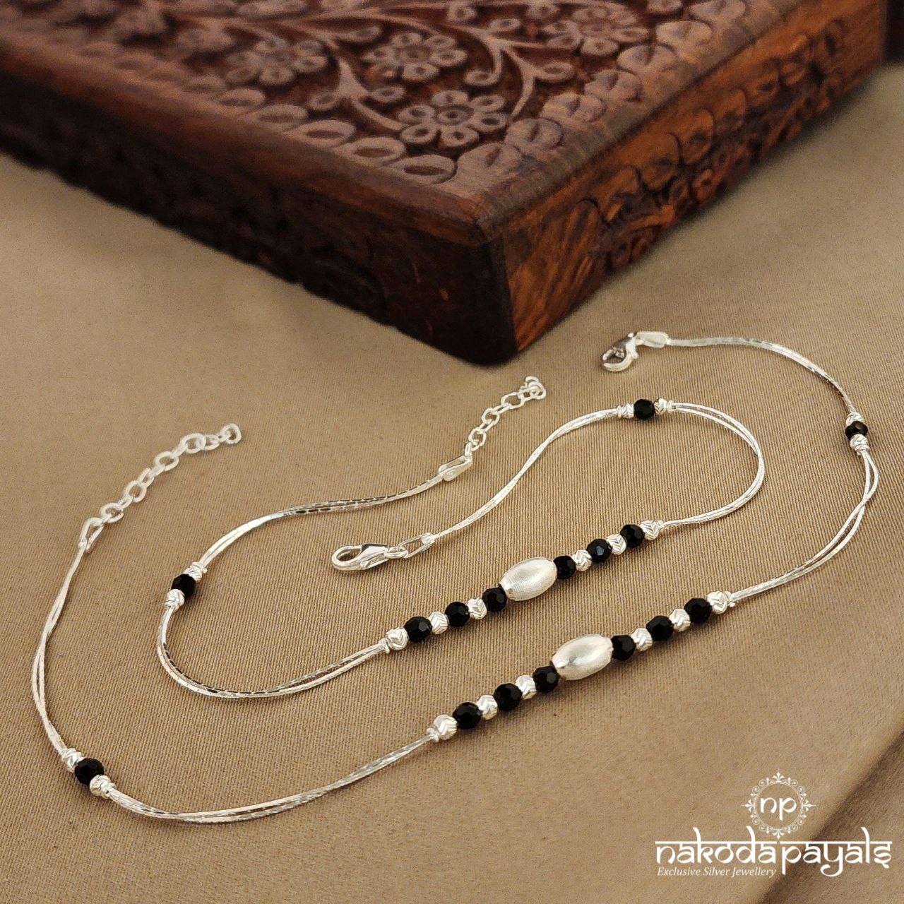 Elegant Big Bead Anklets (A5503)