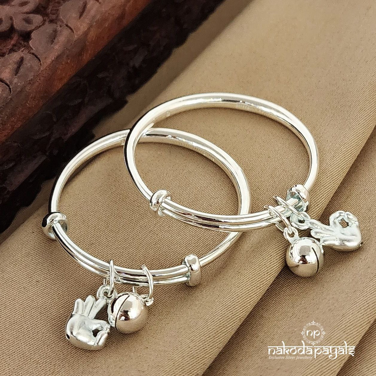 Praising Charm Baby Kada Pair (Ka9151)