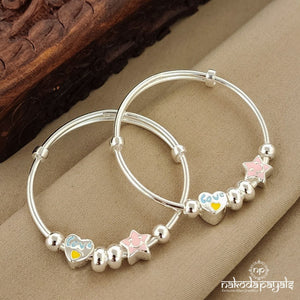 Heart &Star Baby Kada Pair(Ka9162)