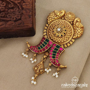 Peacock Kundan Pendant (Gp1728)