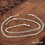 Triple layered Anklet (A5534)