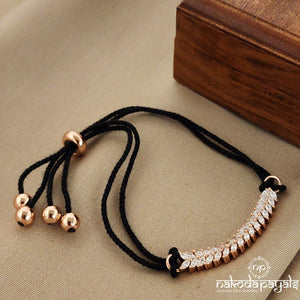 Rosegold Leafy Bracelet (Br1508)