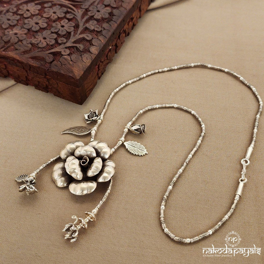 Tribal Rose Long Neckpiece (N9688)