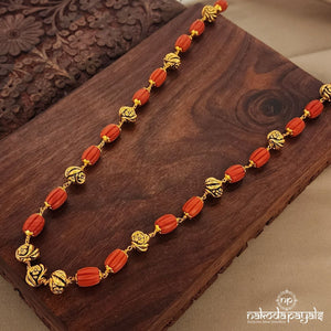 Coral Gorgeous Long Neckpiece (Gn7370)