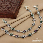 Multicolored Circular Floral Anklet (Ak2194)