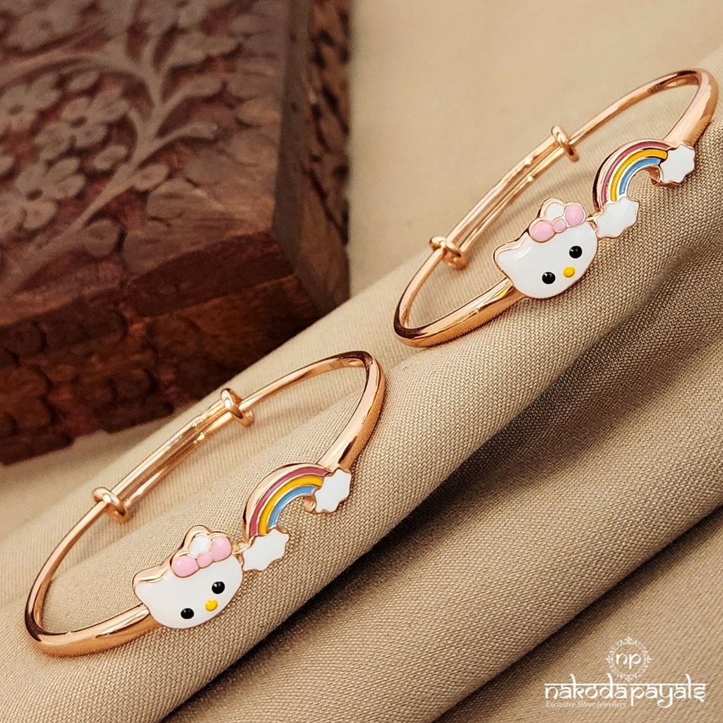 Rose gold Hello Kitty Kada Pair (KA9177)