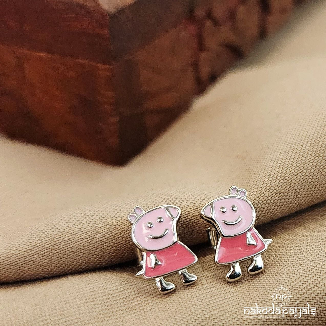 Peppa Pig Earrings (St2580)