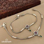 Ruby Floral Anklet (Ak2222)