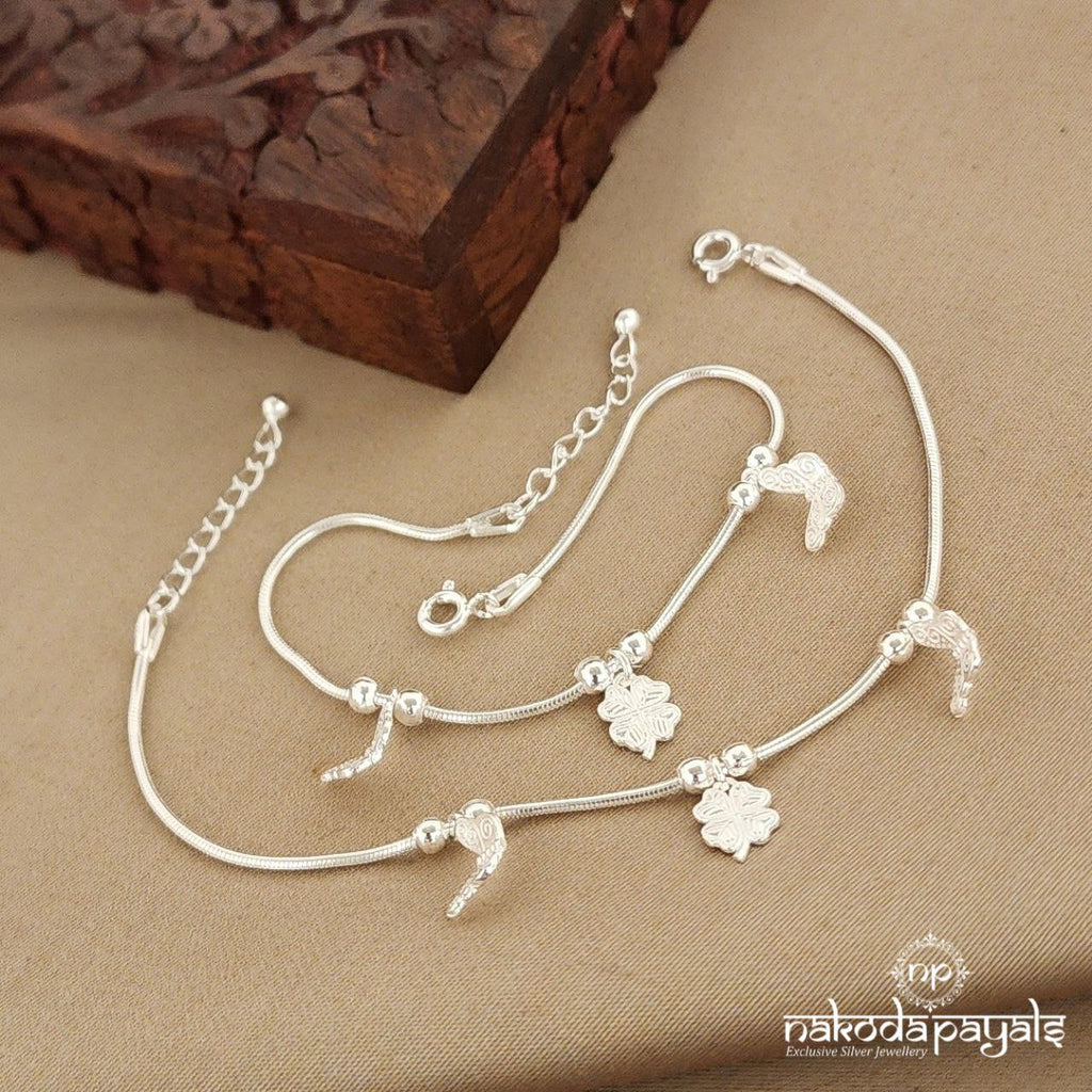 Butterfly Charms Baby Anklets (Ka9182)