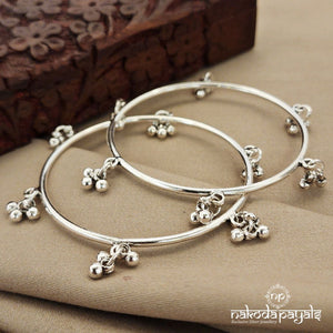 Plain Soundless Ghungroo bangle Pair (K4648)