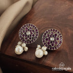 Ruddy Ruby Studs (C7873)