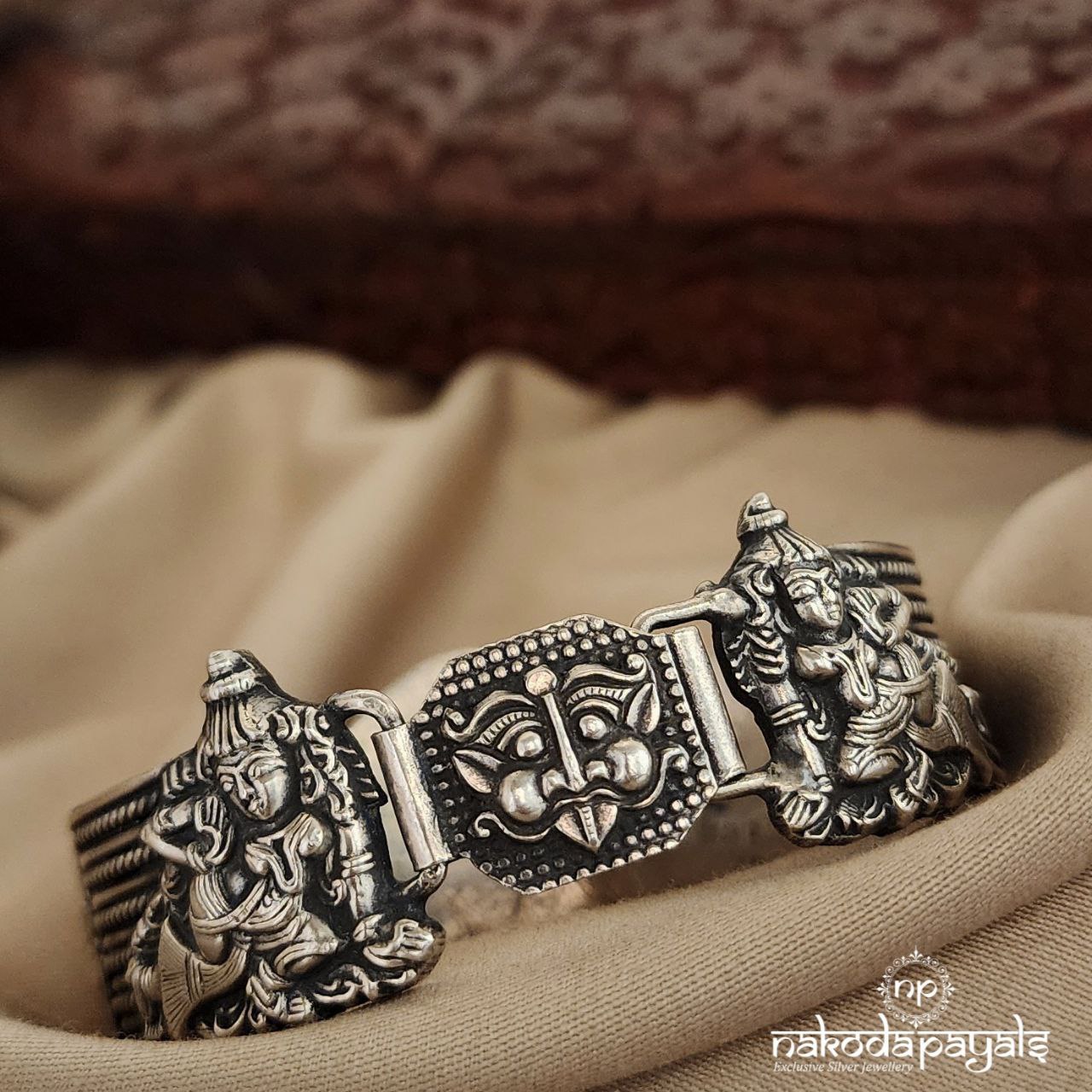 Vintage With Tribal Finish Kada (K4852)