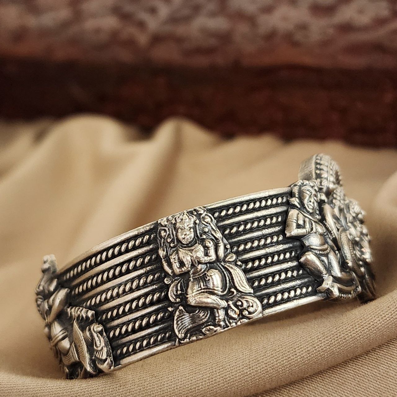 Vintage With Tribal Finish Kada (K4852)