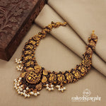 Short Lakshmi Peaeled Neckpiece (Gn7484)