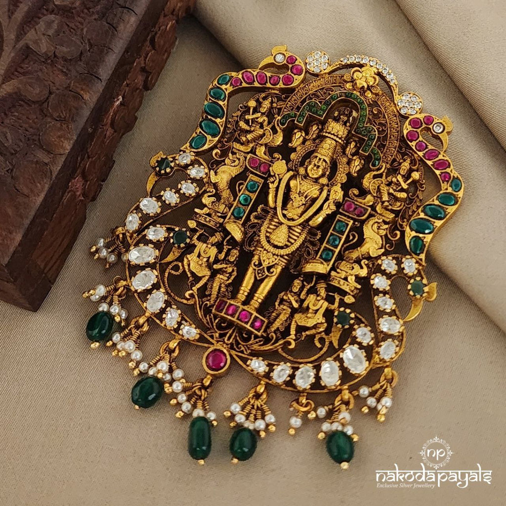 Venkateshwara Moissanite Pendant (Gp1750)