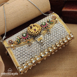 Sui Generis Kundan Clutch (Esa0172)