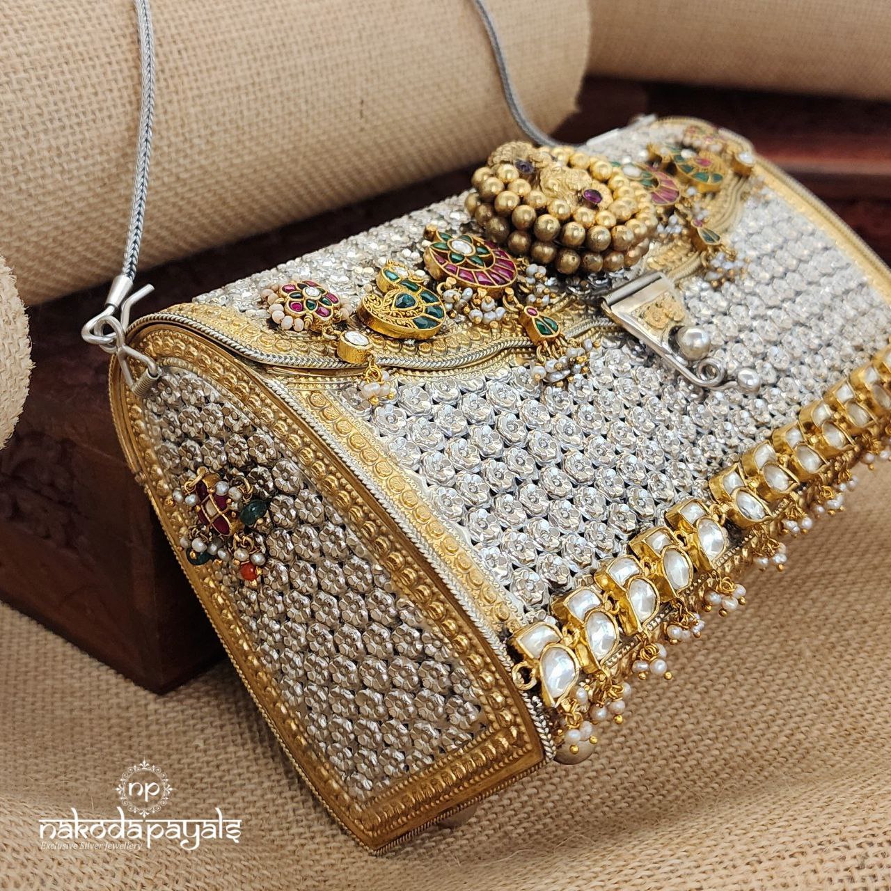 Sui Generis Kundan Clutch (Esa0172)