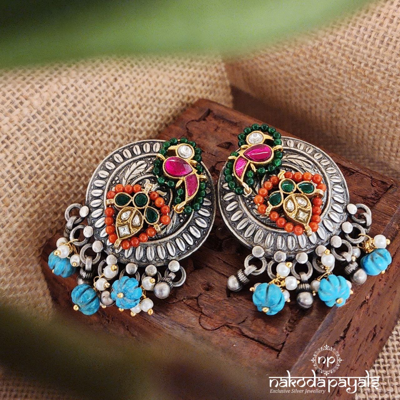 Dark Dome Kundan Studs (Dt1212)