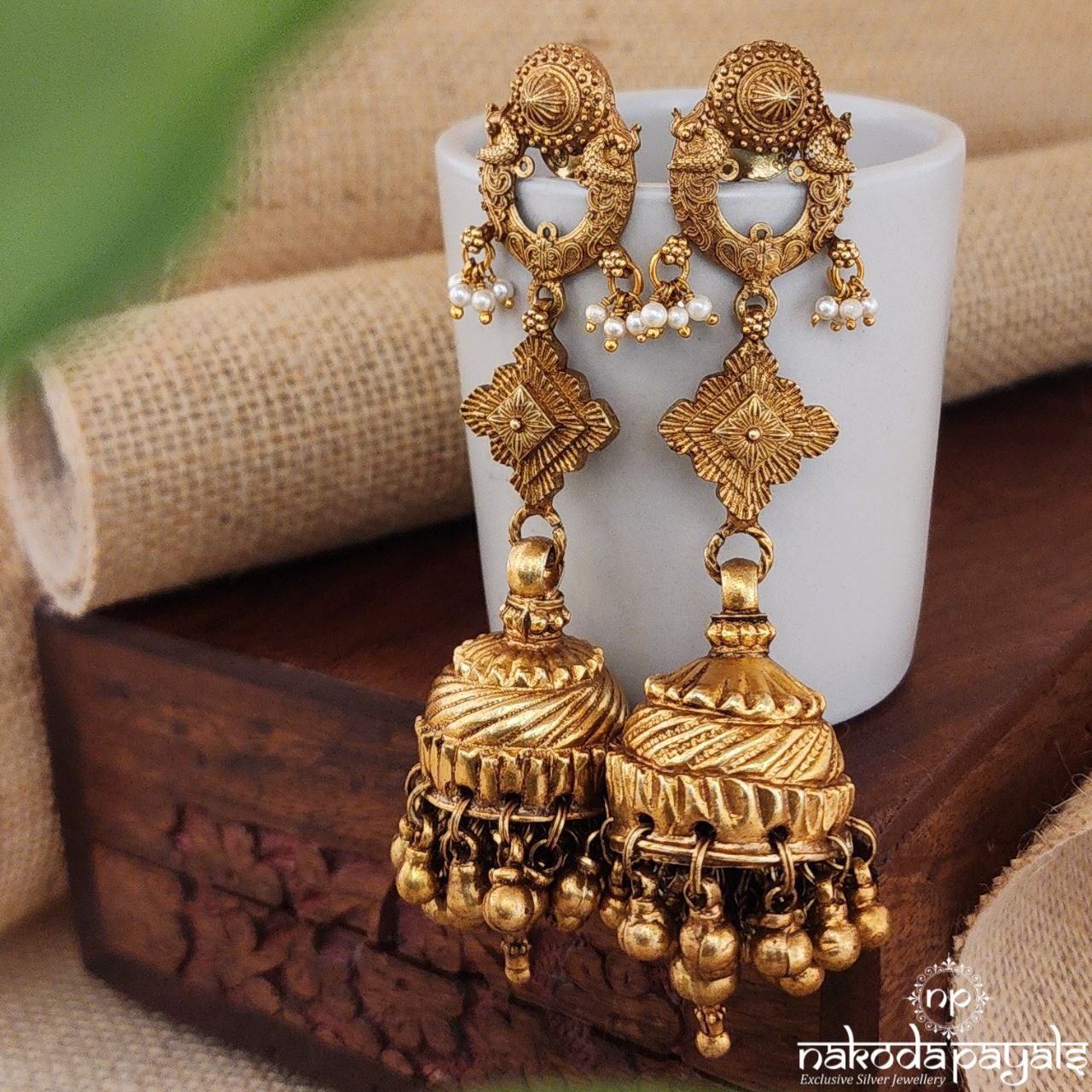 Extended Tribal Jhumka (Ge8079)