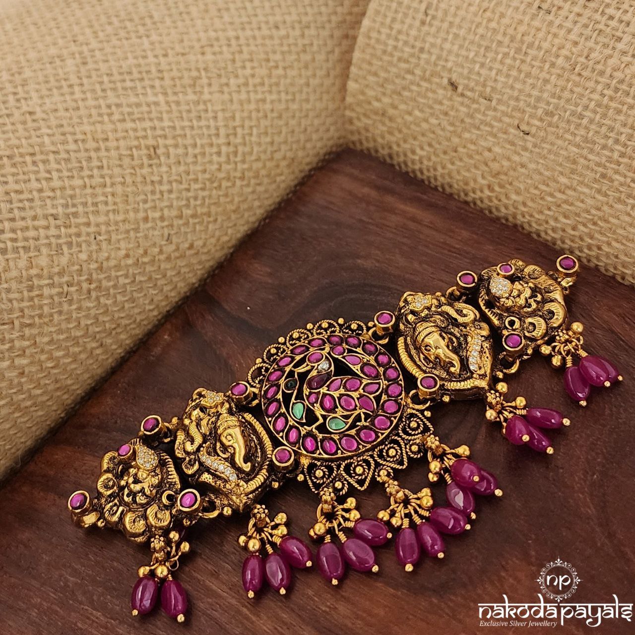 Kundan Ganesha Choker (Gn7597)