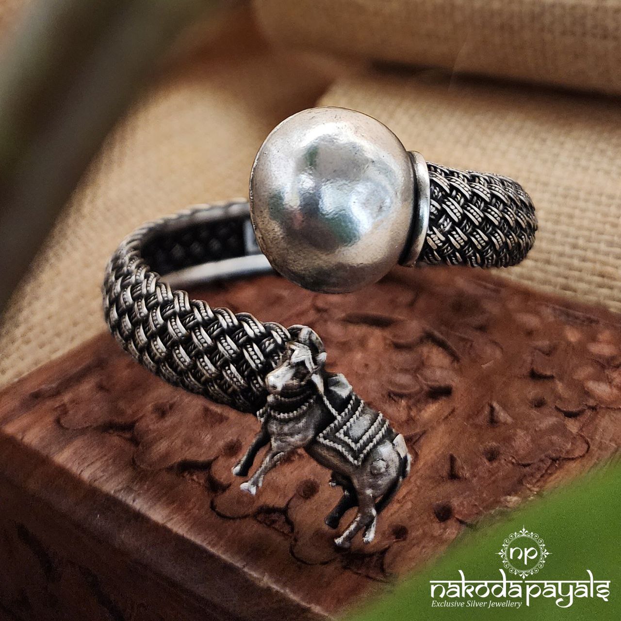 Chitai Worked Cow Cuff Kada (K4916)