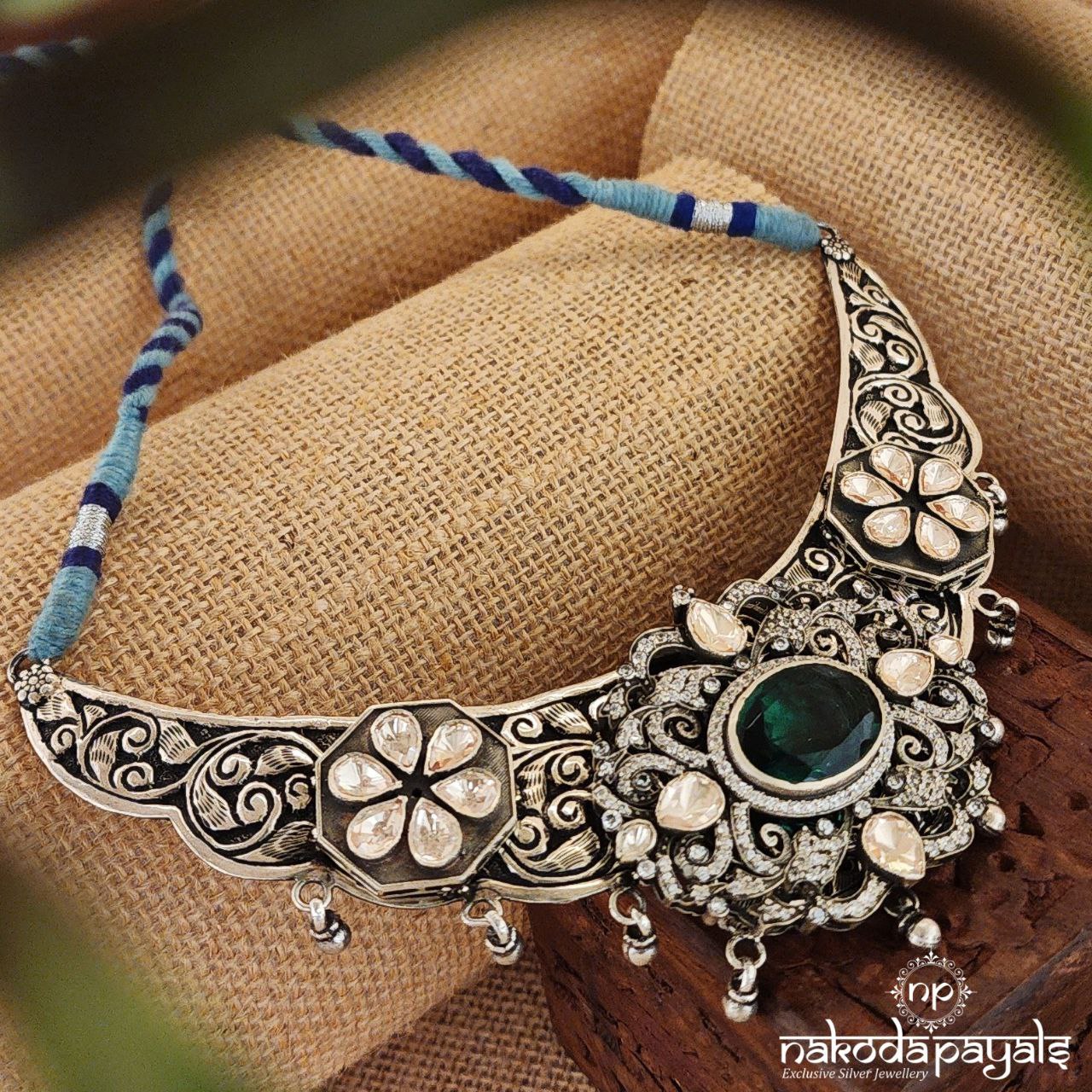 Short Chitai Mossanite Neckpiece  (N9978)