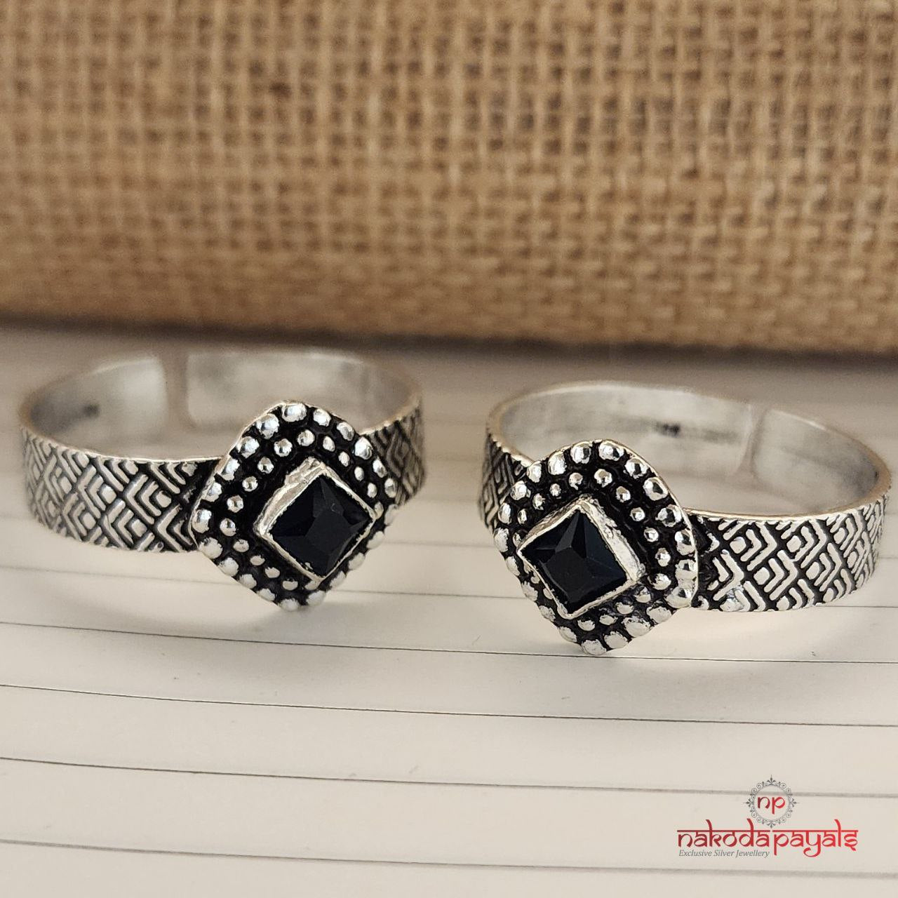 Blue cubic Big Toe Bands (T4080)