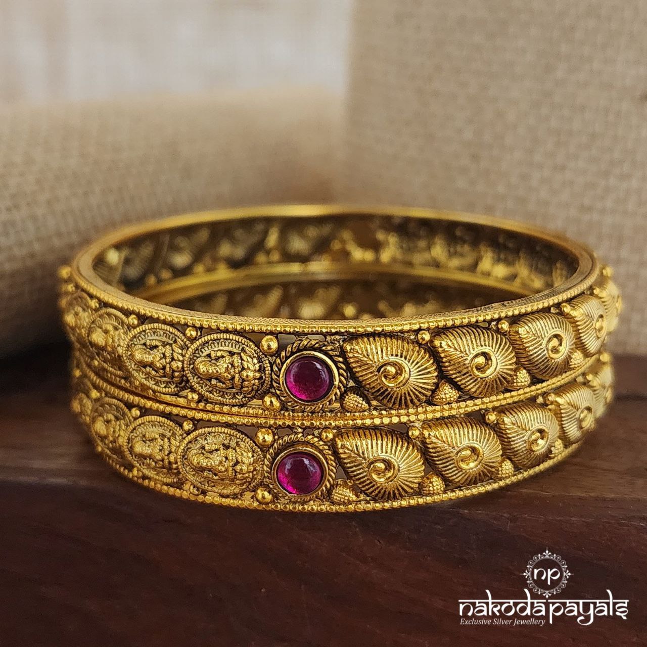 Crafted Coins Bangle Pair (Gk2712)