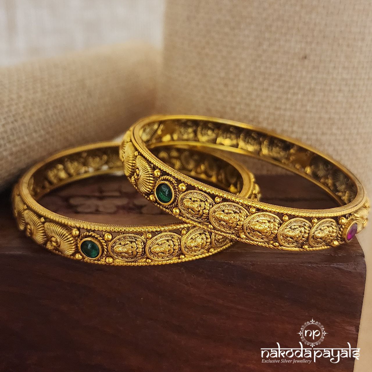 Crafted Coins Bangle Pair (Gk2712)