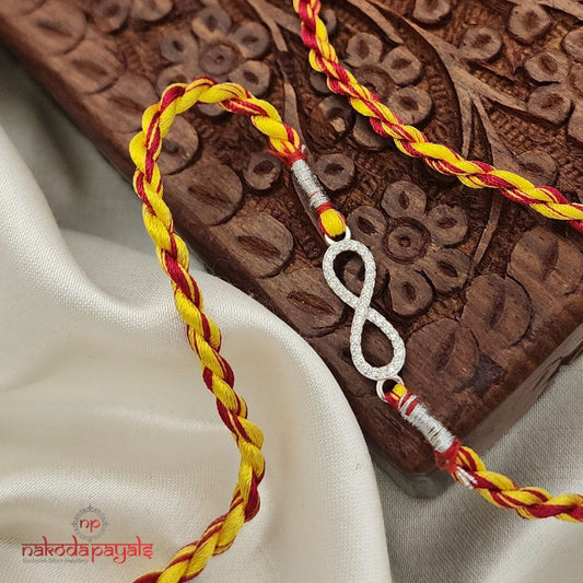 Cz Infinity Love Rakhi R5638