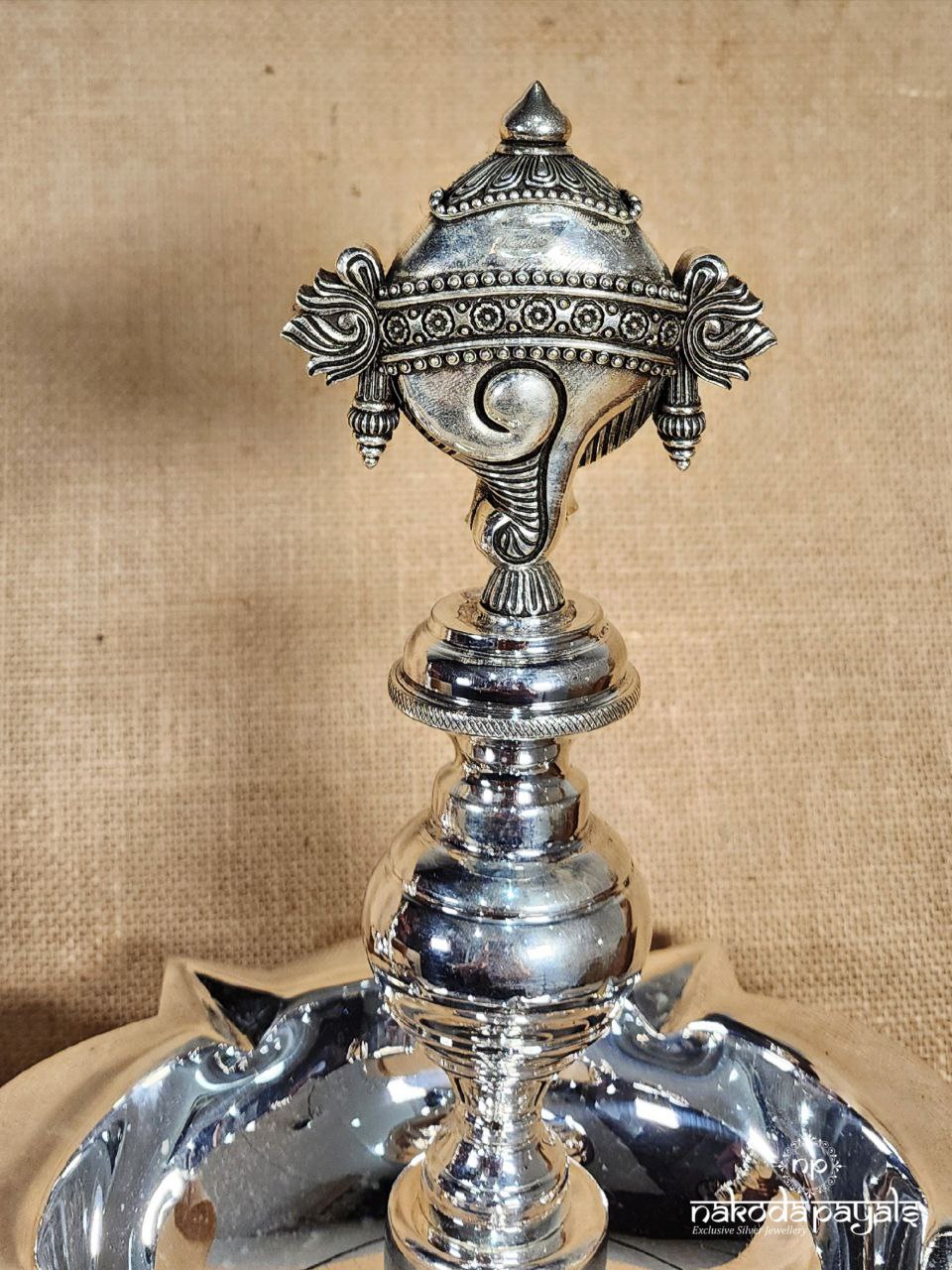 Shankhu Chakra Enormous Big Bowl Deepa Pair(Aa1456)