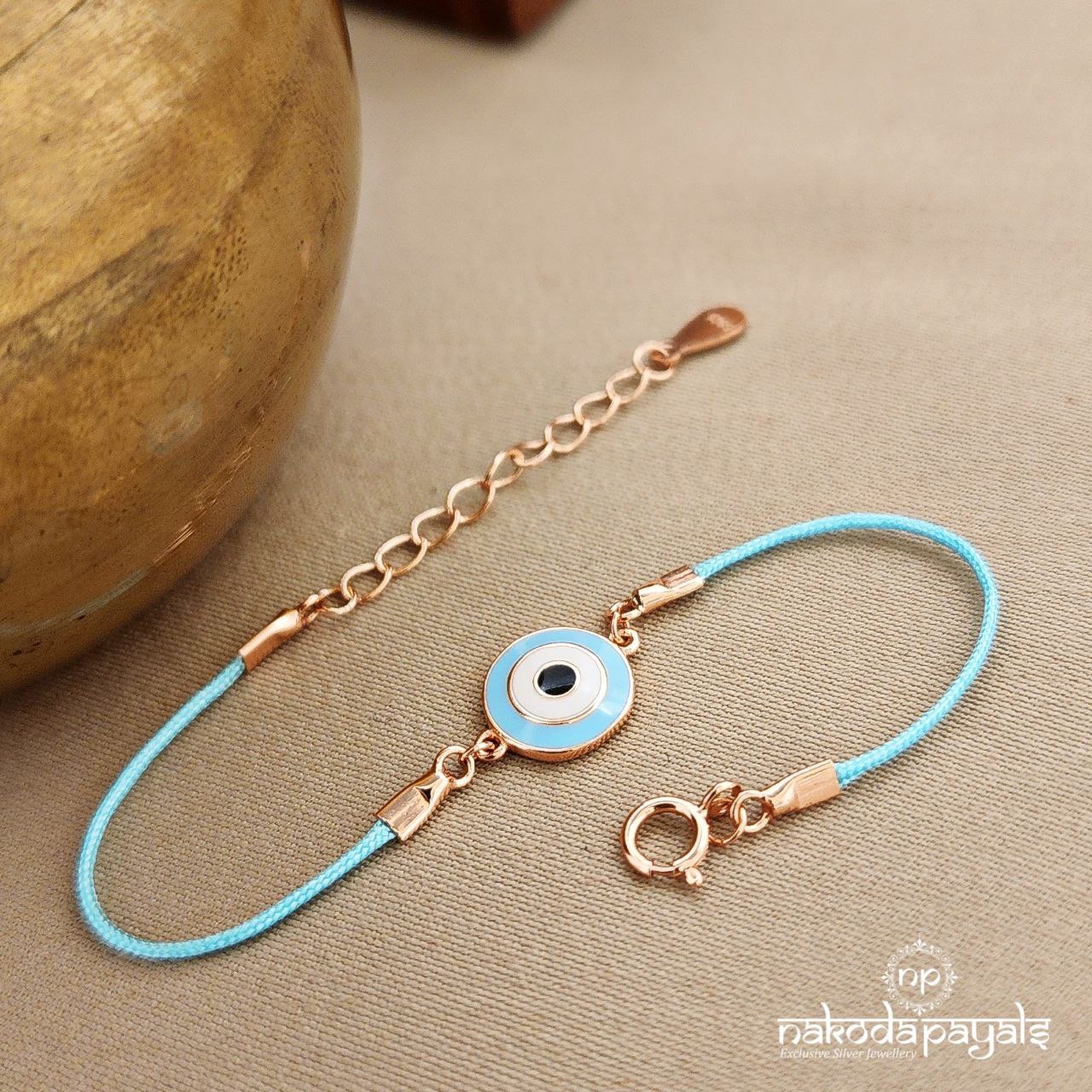 Evil Eye Rose Gold Adjustable Kids Collection (Ka9341)