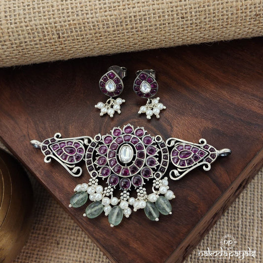 Mini Kemp Choker With Earrings (N10791)