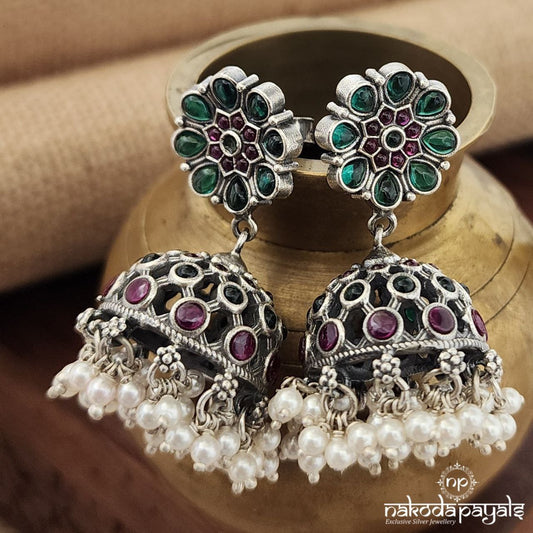 Prospersely Pearled Jumka(J1194)