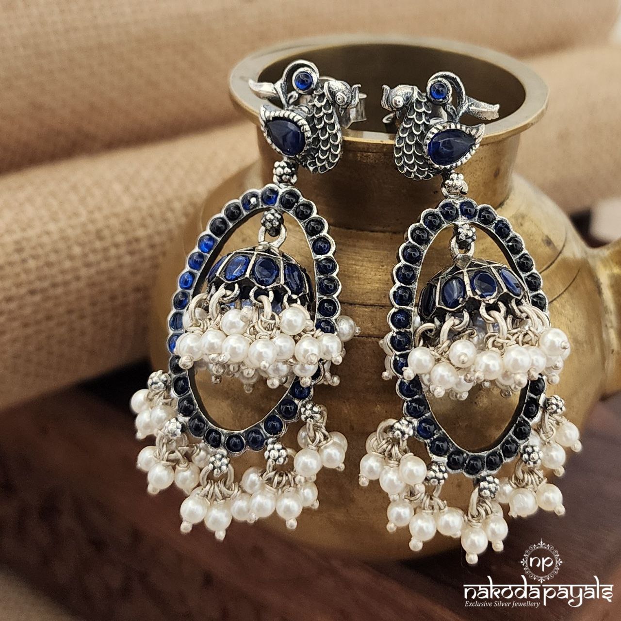 Emerald Blue Guttupusalu Jumka(C3439)