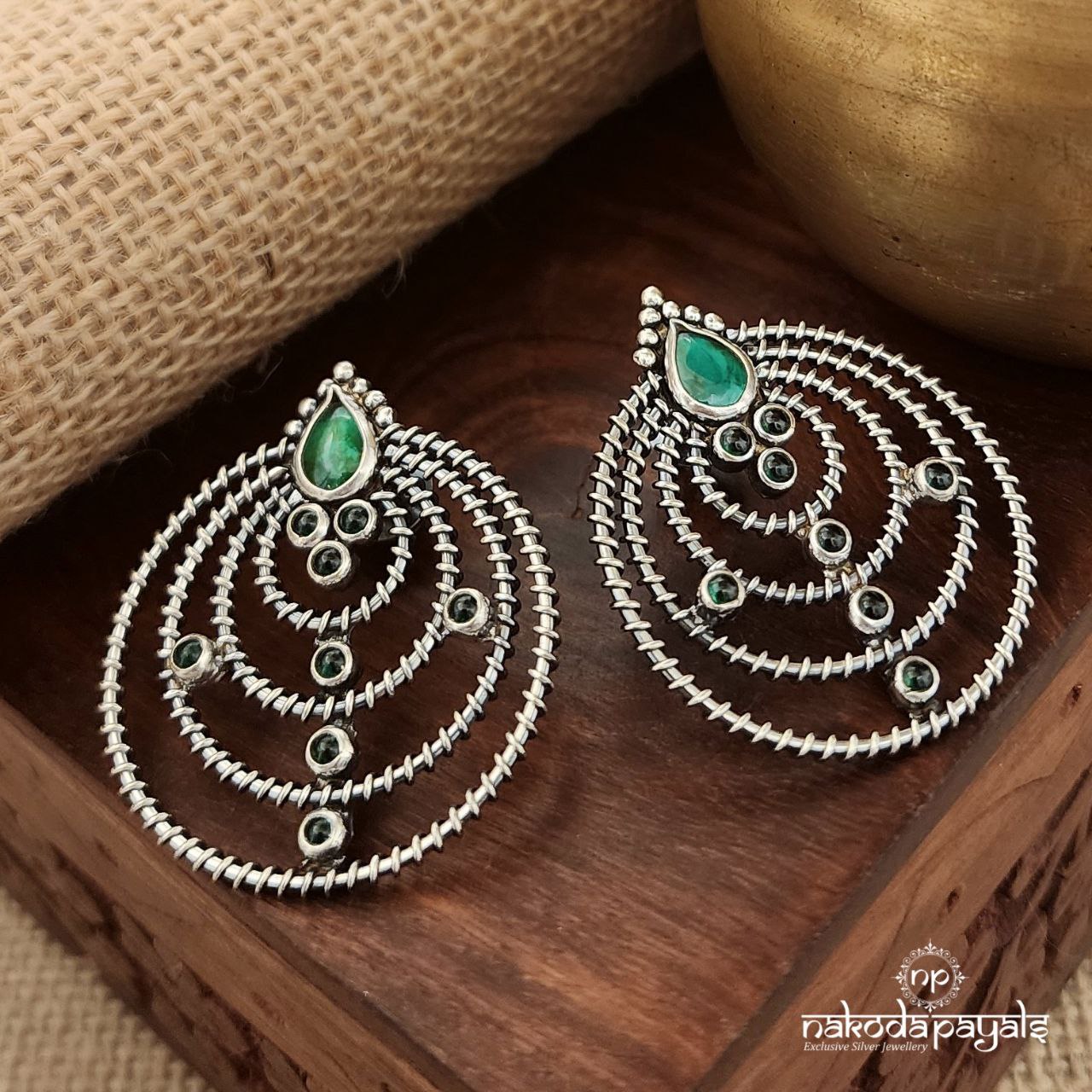 Descending Circular Chandbali(C3443)