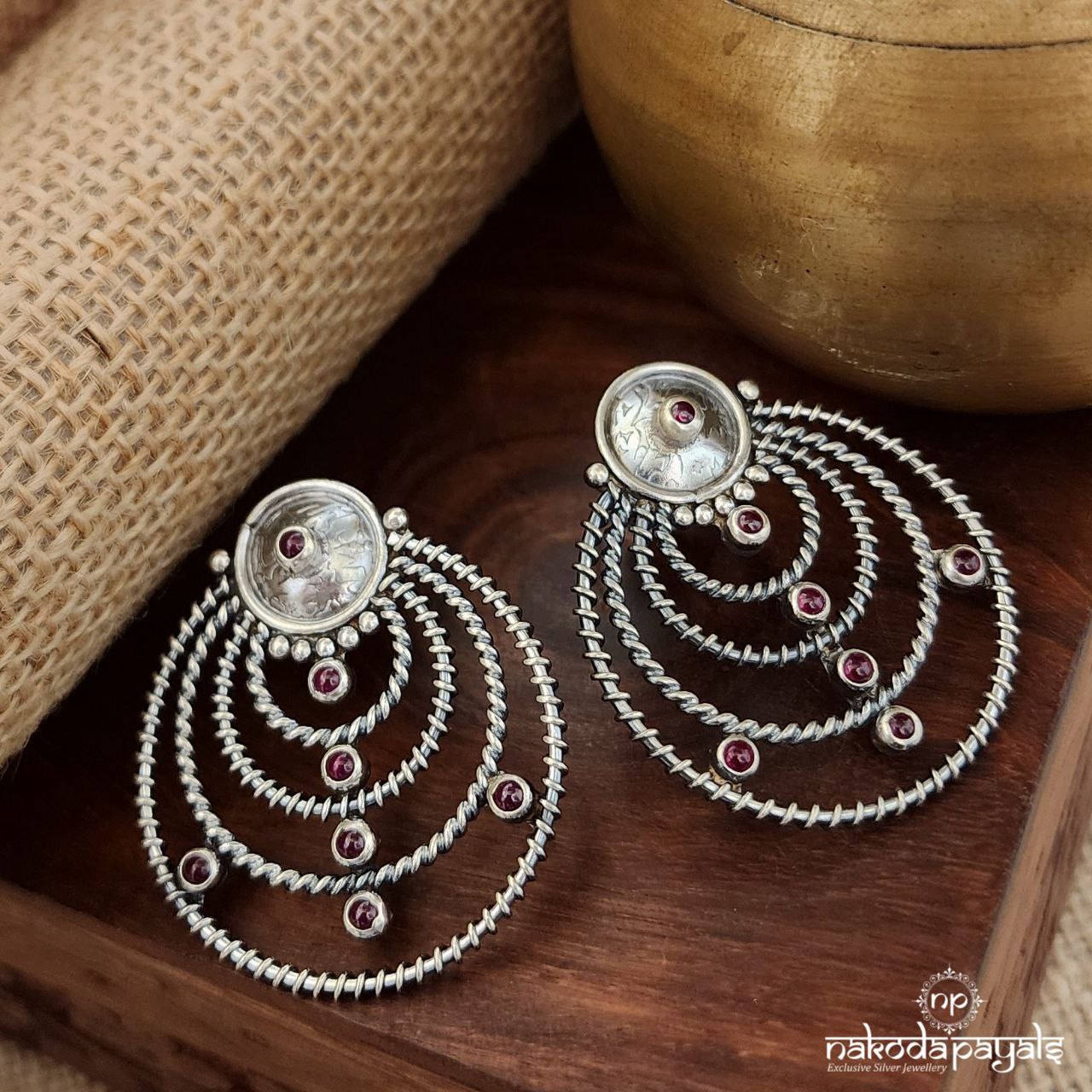 Multi Circle Chandbali(C3442)