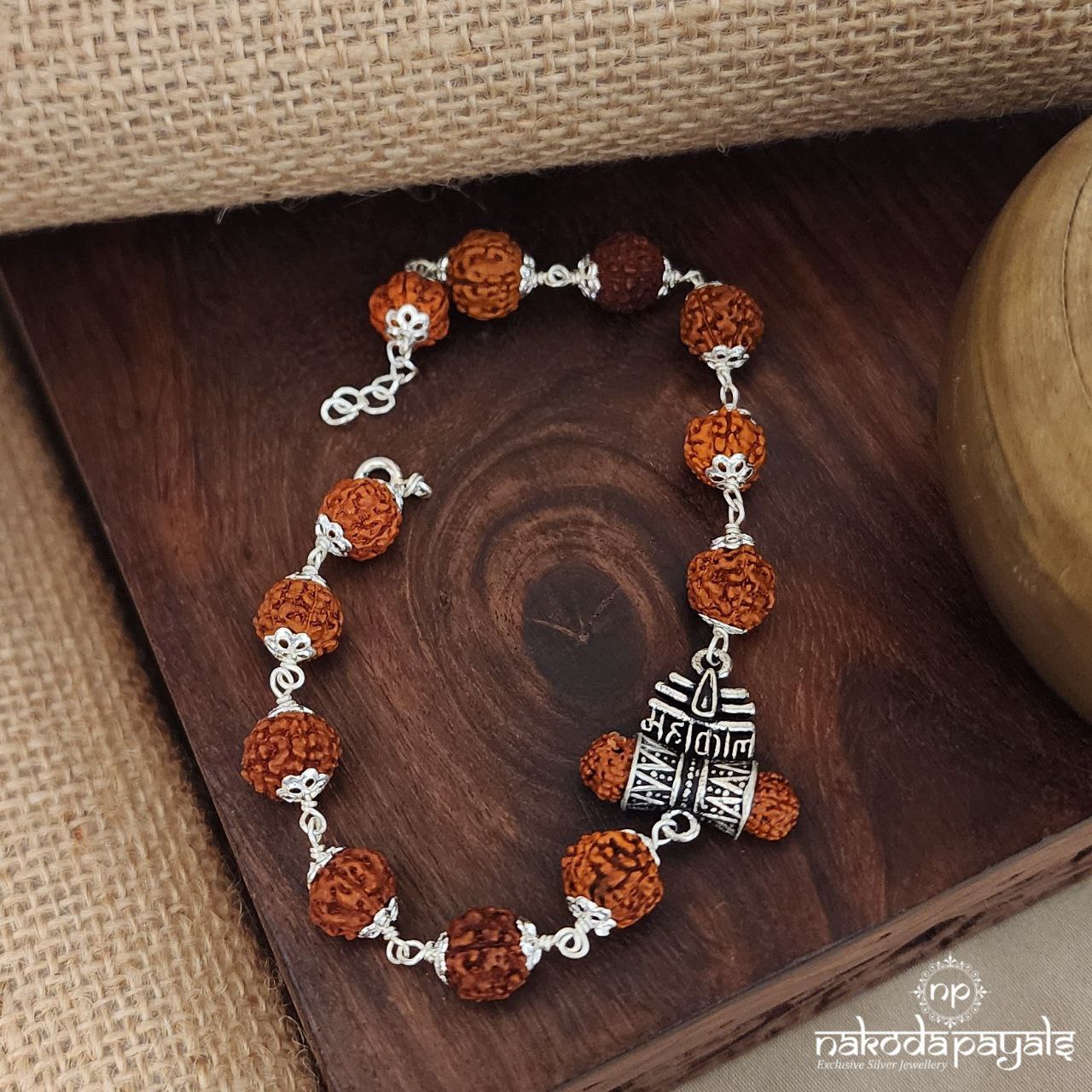 Damru Rudraksha Bracelet (R1604)