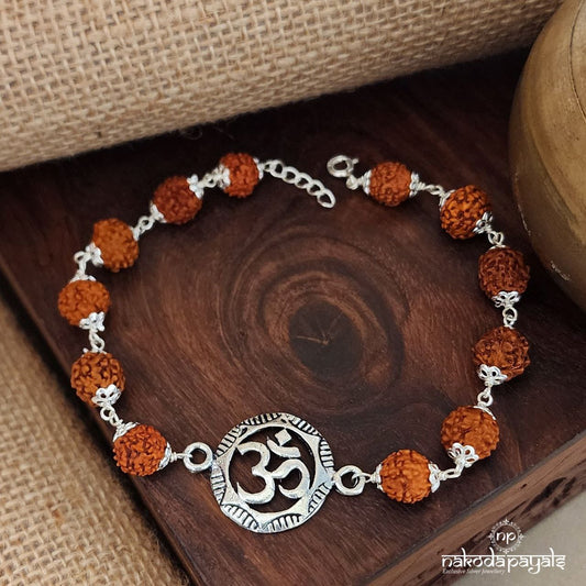 OM Rudraksha Bracelet (R1600)