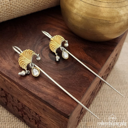 Dual Tone Drop Earcuff (Dt1314)