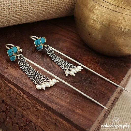 Turquoise  Tribal Earcuff (Dt1301)