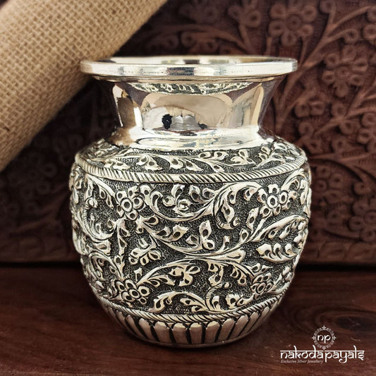 Chitai Carved Kalasha /Chambu(Aa1496)