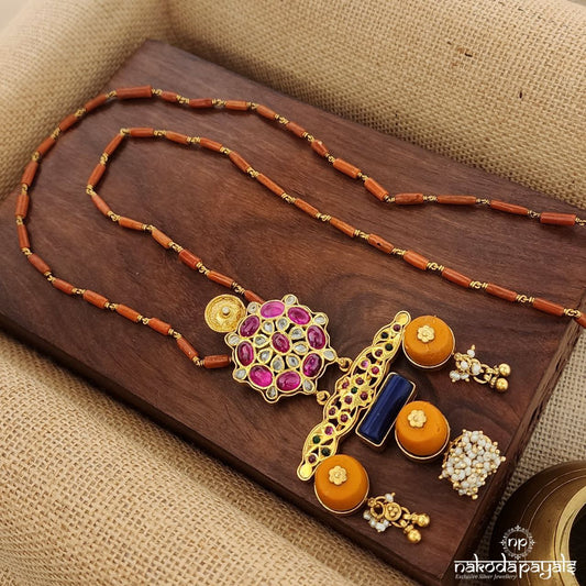 Distinguished Coral Chain Neckpiece (Gn8976)