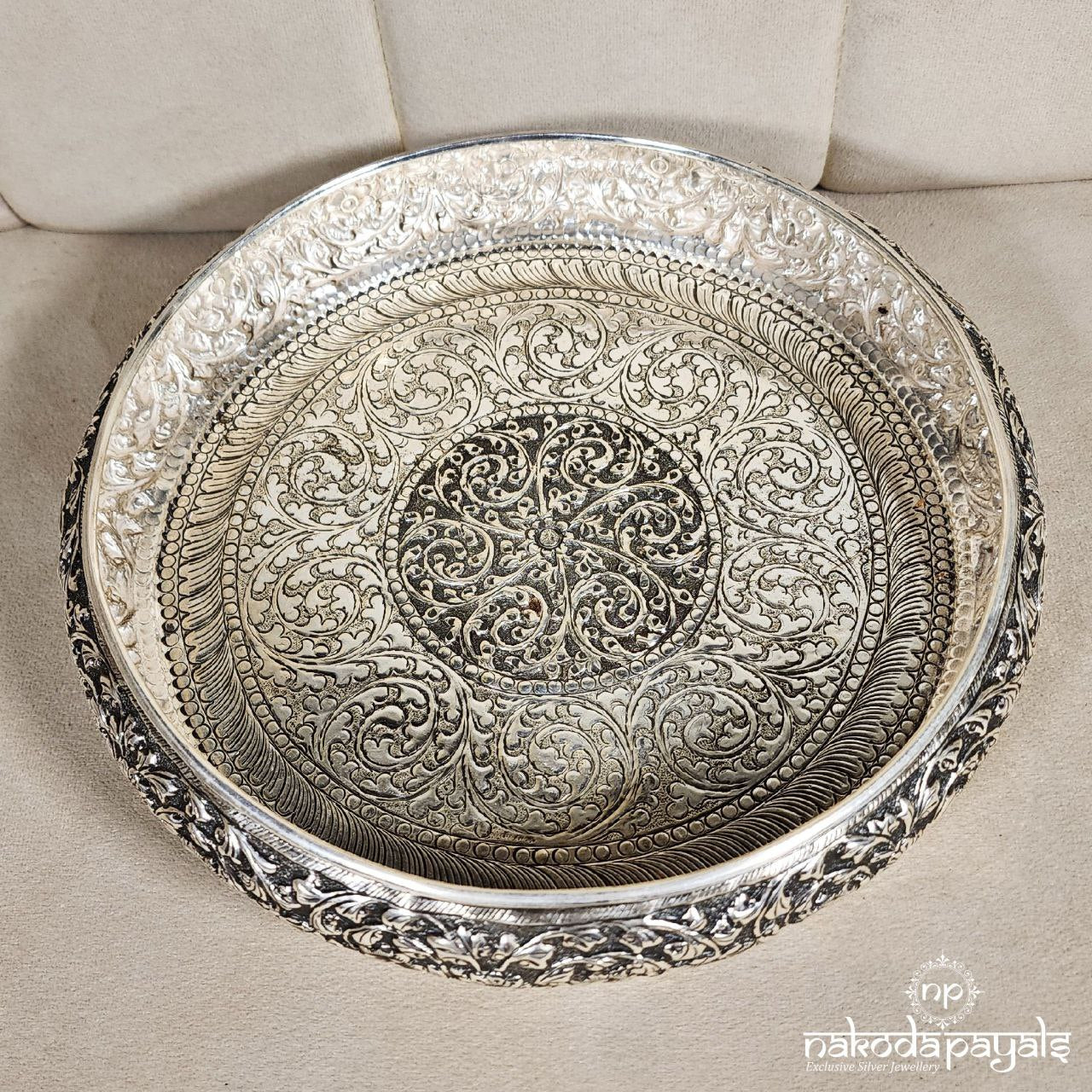 Floral Chitae Plate (Aa1515)